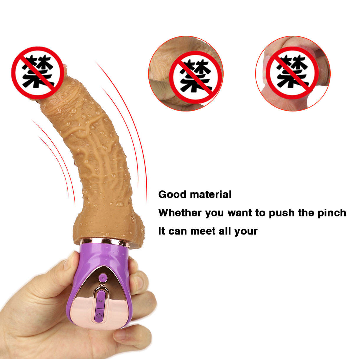 Premium Dildos for Women Huge Realistic Sex Toy Soft Silicone Electric Dildo for Women With Rotate & Heating & Vibrating Dildo Vibrator - Image 3