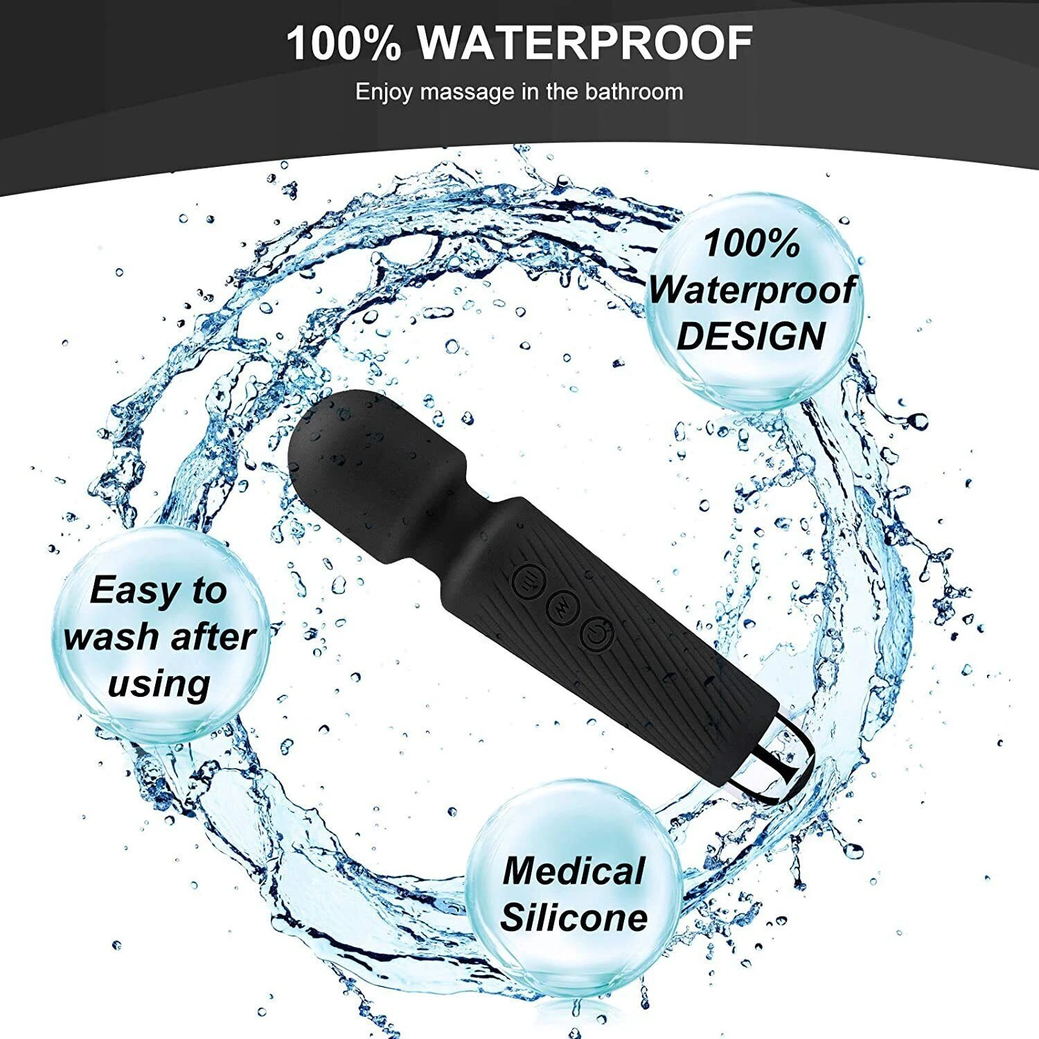 New Women's Nipple Stimulator & G-Spot Vibrator - Multi-Speed Clitoris Massager - Waterproof Silicone Adult Sex Toys for Couples in India - Image 9
