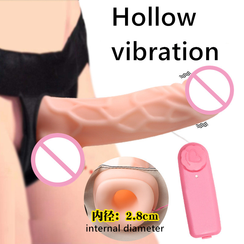 Premium Realistic Hollow Shock Strap-on Dildo - Ultra Soft Medical Grade Silicone Penis Extender for Couples - Best Adult Wellness Product India - Image 9