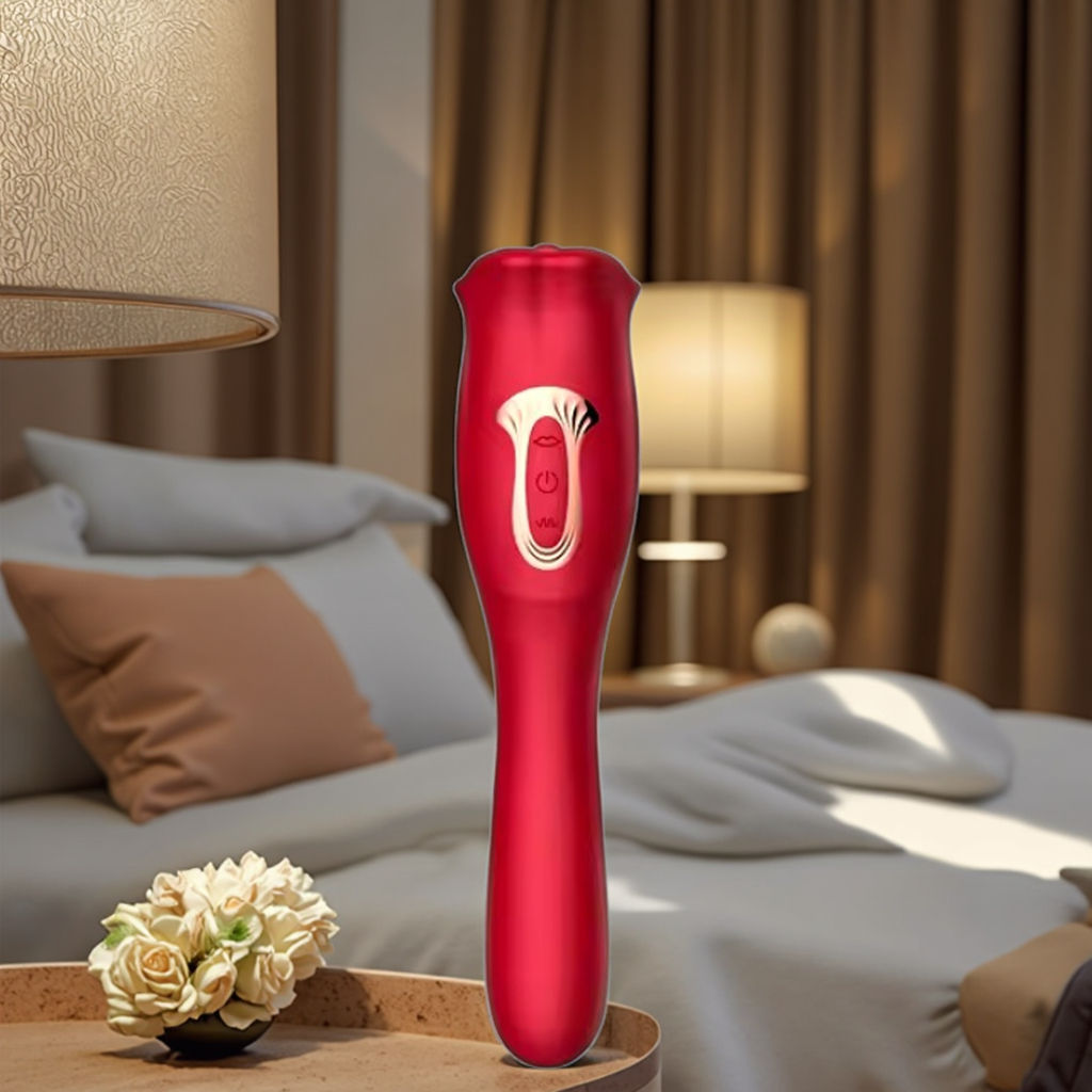 10 Mode Vibration & 10 Mode Bite 2-in-1 Thrusting Clitoral Tongue Vibrator - G Spot Stimulator Licking Vibrator Sex Toy for Women - Discreet Delivery India - Image 5