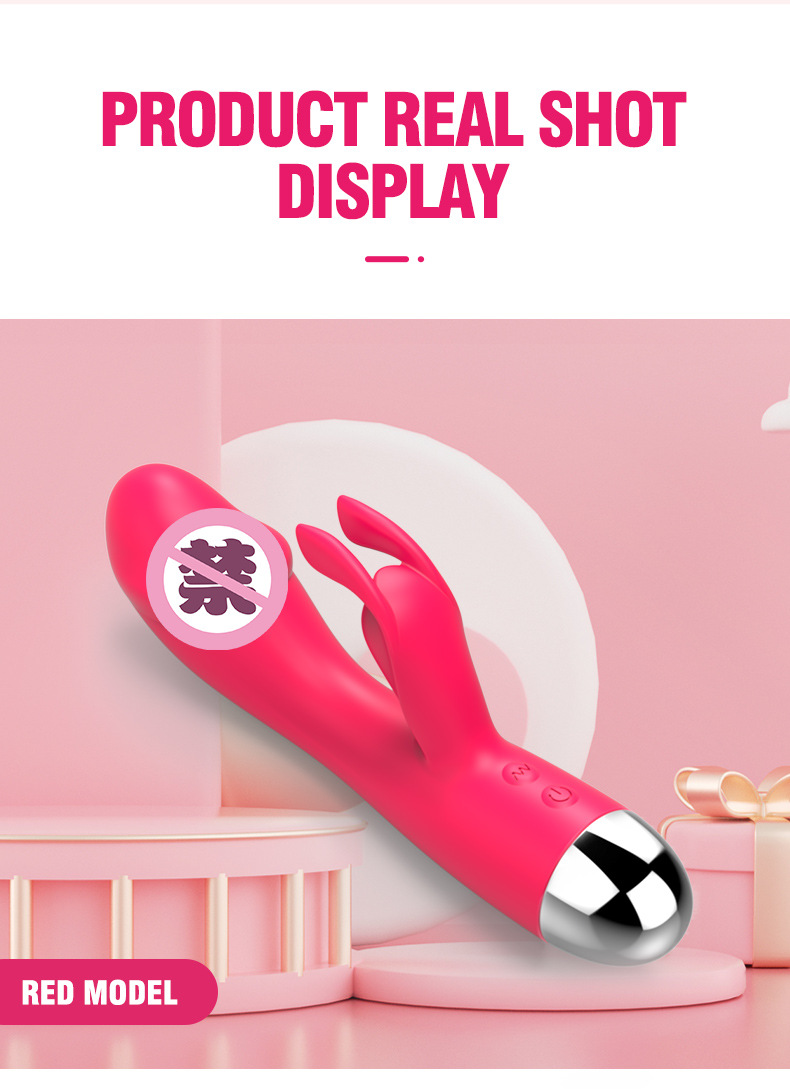 Premium USB-Powered 30-Mode Rose G-Spot Rabbit Vibrator - Waterproof Dual Stimulation Sex Toy for Women & Couples - Best Adult Wellness Product India - Image 7