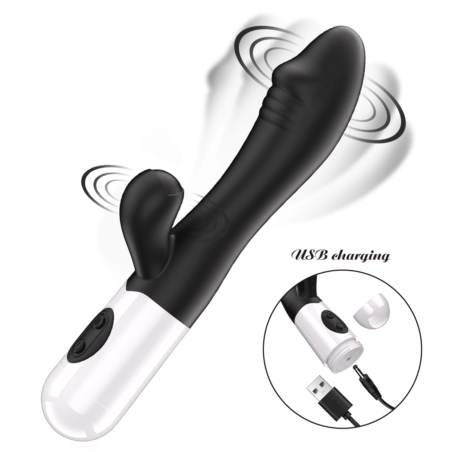 Premium Rabbit Vibrator for Women - Multi-Speed Dual Stimulation G-Spot Clitoris Massager - Waterproof USB Adult Sex Toys for Couples in India - Image 10