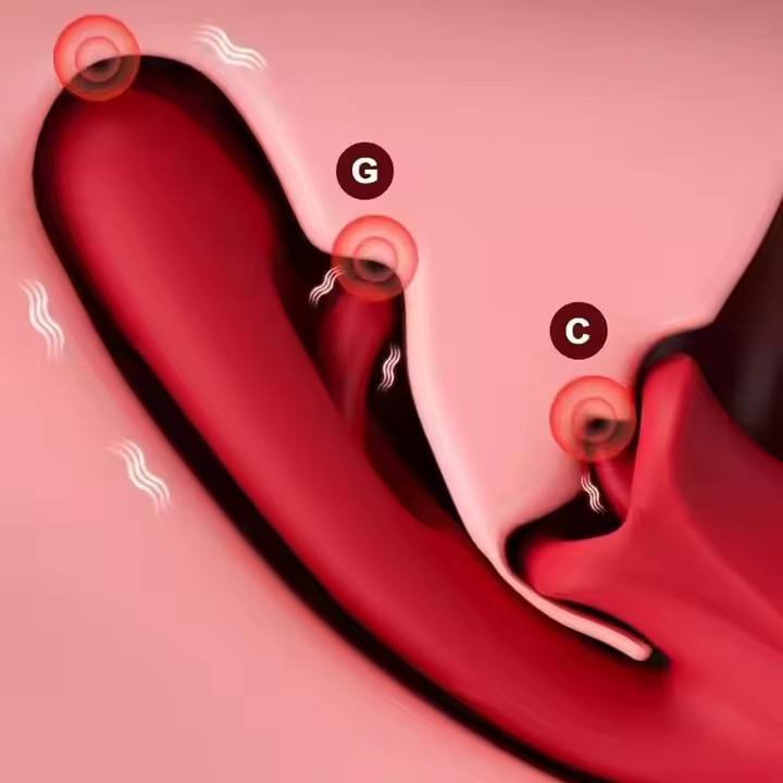 Premium 3-in-1 Tongue Licking & G-Spot Vibrator - Waterproof Clitoral & Nipple Stimulator Sex Toy for Couples - Best Adult Wellness Product in India - Image 4