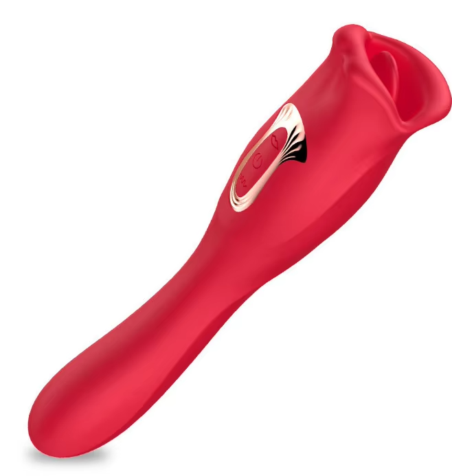 10 Mode Vibration & 10 Mode Bite 2-in-1 Thrusting Clitoral Tongue Vibrator - G Spot Stimulator Licking Vibrator Sex Toy for Women - Discreet Delivery India - Image 4
