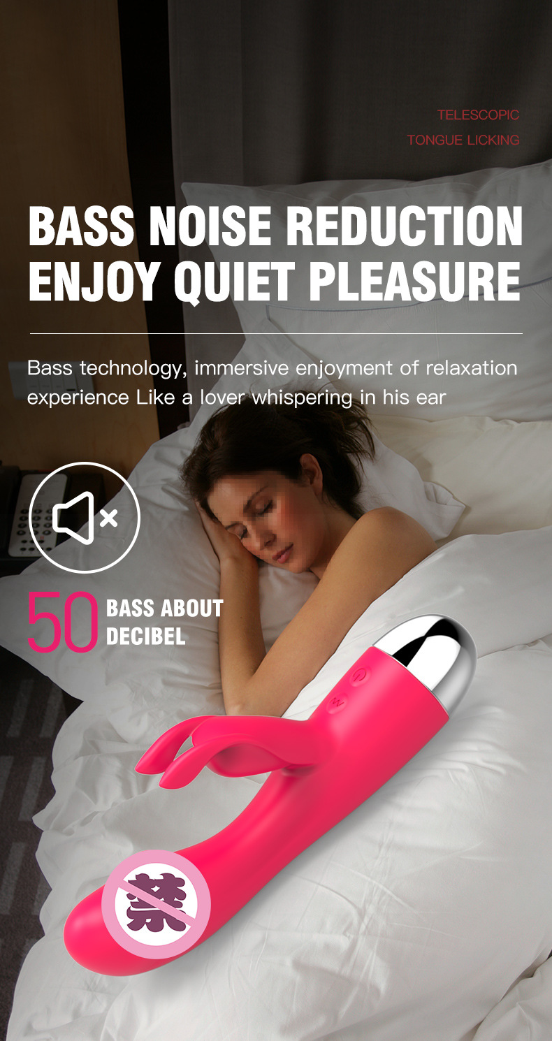 Premium USB-Powered 30-Mode Rose G-Spot Rabbit Vibrator - Waterproof Dual Stimulation Sex Toy for Women & Couples - Best Adult Wellness Product India - Image 11