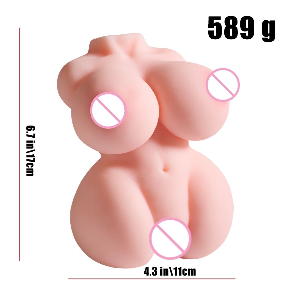 Premium Hand Size Sex Torso Lucy Male Masturbator - Realistic Soft TPE Material Vagina Doll - High-End Adult Wellness Product India - Image 3