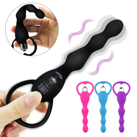 Premium Waterproof Anal Vibrator for Intense Pleasure - Multi-Speed Medical Grade Silicone Adult Toy for Couples in India - Discreet Secret Packaging